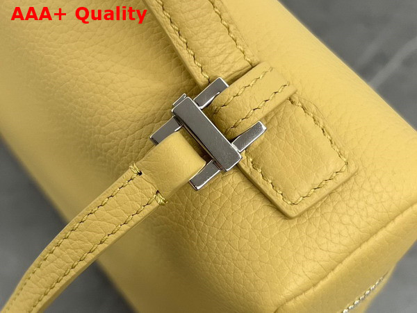 Loro Piana Extra Pocket Backpack in Yellow Calfskin Replica