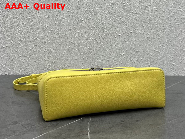 Loro Piana Extra Pocket L19 Pouch in Lemon Yellow Calfskin Replica