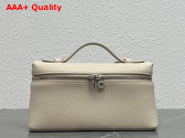 Loro Piana Extra Pocket L19 Pouch in Light Beige Calfskin Replica