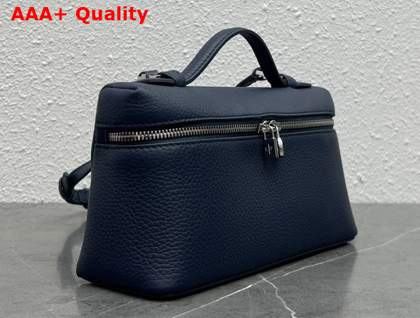 Loro Piana Extra Pocket L19 Pouch in Navy Blue Calfskin Replica