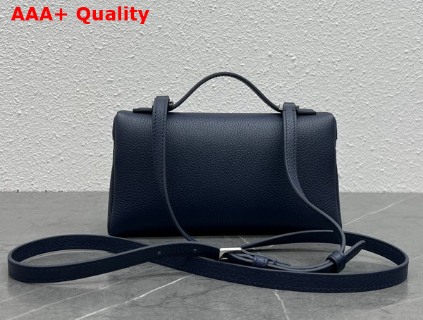 Loro Piana Extra Pocket L19 Pouch in Navy Blue Calfskin Replica