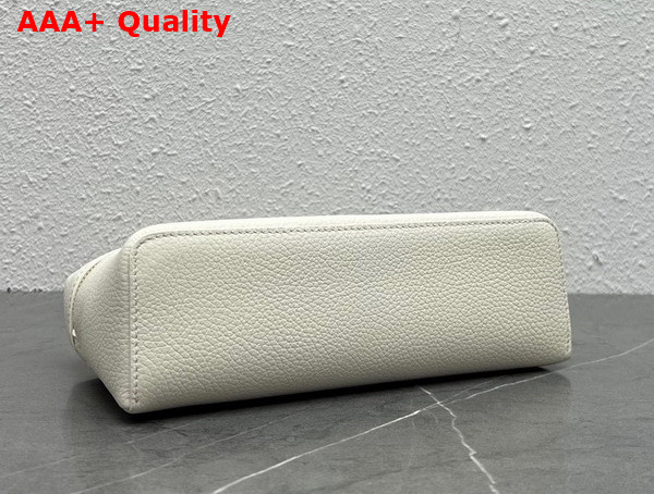 Loro Piana Extra Pocket L19 Pouch in White Calfskin Replica