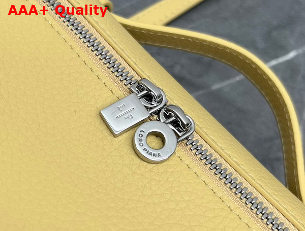 Loro Piana Extra Pocket L19 Pouch in Yellow Calfskin Replica