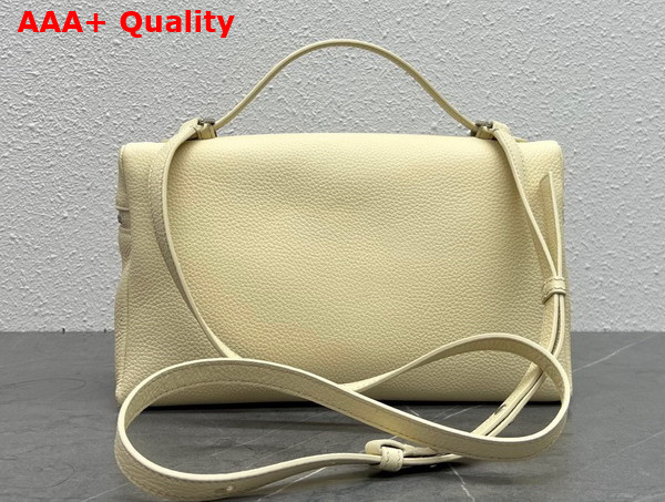 Loro Piana Extra Pocket Pouch L27 in Cream Calfskin Replica