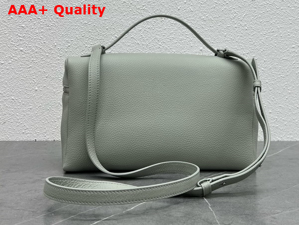 Loro Piana Extra Pocket Pouch L27 in Eucalyptus Calfskin Replica