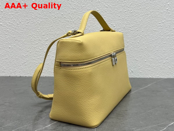 Loro Piana Extra Pocket Pouch L27 in Yellow Calfskin Replica