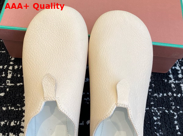 Loro Piana Floaty Flat Deerskin Cookie and Cream Replica