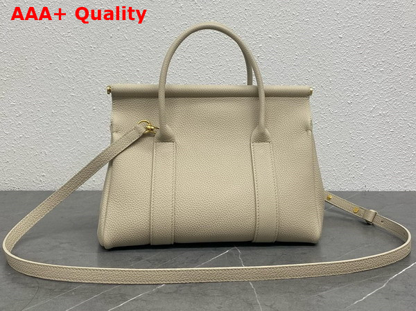 Loro Piana Loom Bag L25 Grained Calfskin Light Travertine Sun Gold Replica