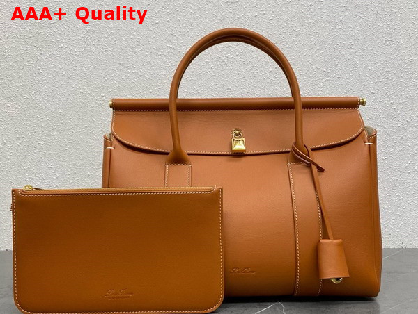 Loro Piana Loom Bag L32 Warm Tan Smooth Calfskin Replica