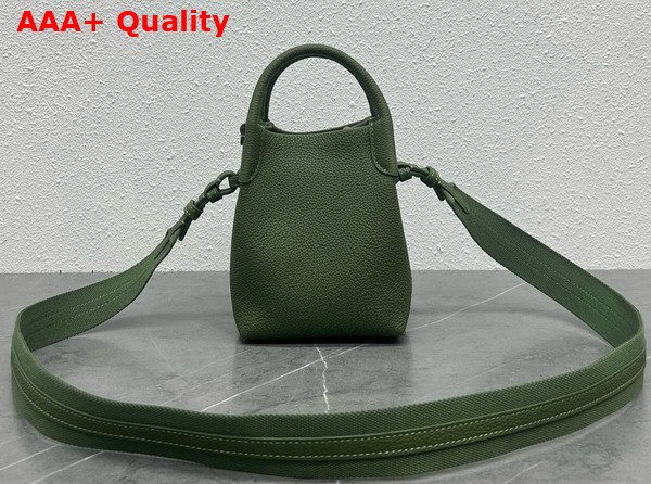 Loro Piana Micro Bale Bag in Green Calfskin Replica