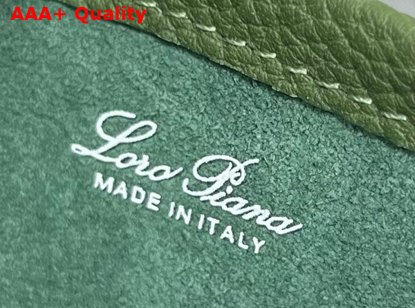 Loro Piana Micro Bale Bag in Green Calfskin Replica