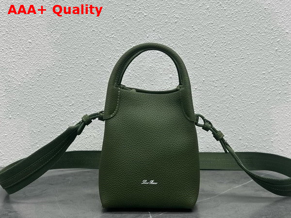 Loro Piana Micro Bale Bag in Green Calfskin Replica