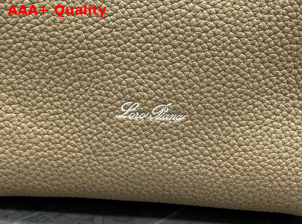 Loro Piana Micro Bale Bag in Light Mastic Calfskin Replica