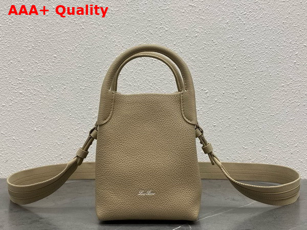 Loro Piana Micro Bale Bag in Light Mastic Calfskin Replica