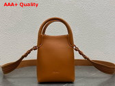 Loro Piana Micro Bale Bag in Warm Tan Calfskin Replica