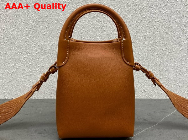 Loro Piana Micro Bale Bag in Warm Tan Calfskin Replica