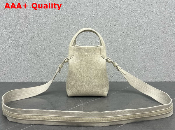 Loro Piana Micro Bale Bag in Whisper White Calfskin Replica