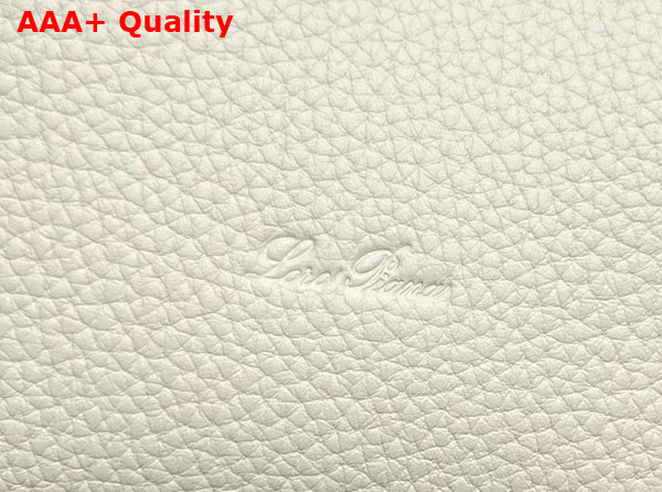 Loro Piana Micro Bale Bag in Whisper White Calfskin Replica