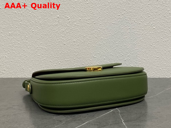 Loro Piana Small Ghiera Bag in Dark Lichen Green and Kummel Smooth Calfskin Replica