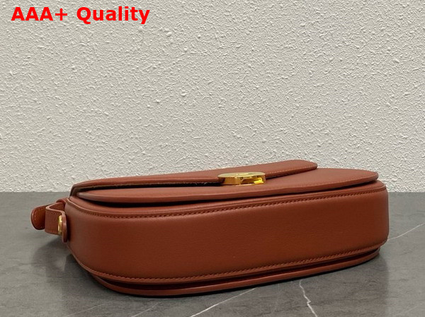 Loro Piana Small Ghiera Bag in Deep Kummel Grained Calfskin Replica