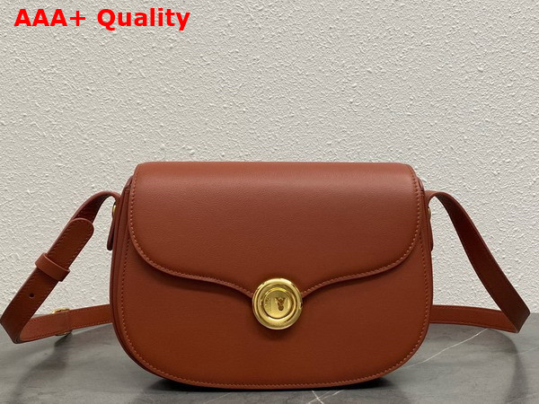 Loro Piana Small Ghiera Bag in Deep Kummel Grained Calfskin Replica