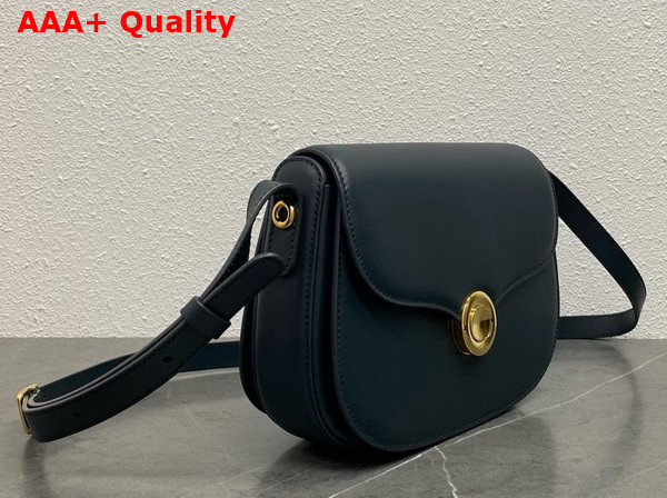 Loro Piana Small Ghiera Bag in Navy and Dark Kummel Smooth Calfskin Replica