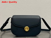 Loro Piana Small Ghiera Bag in Navy and Dark Kummel Smooth Calfskin Replica