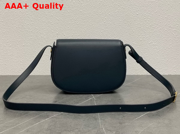 Loro Piana Small Ghiera Bag in Navy and Dark Kummel Smooth Calfskin Replica