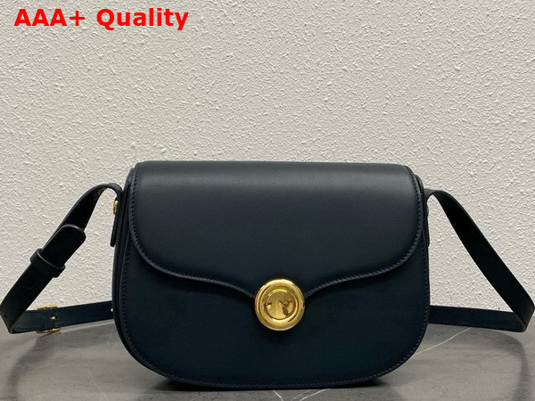 Loro Piana Small Ghiera Bag in Navy and Dark Kummel Smooth Calfskin Replica