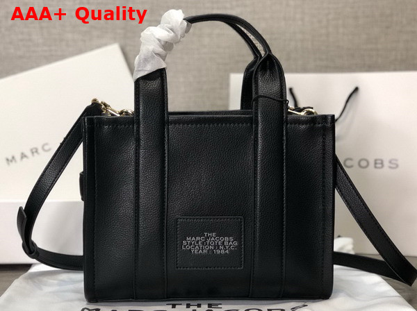 Marc Jacobs Leather Mini Tote Bag in Black Replica