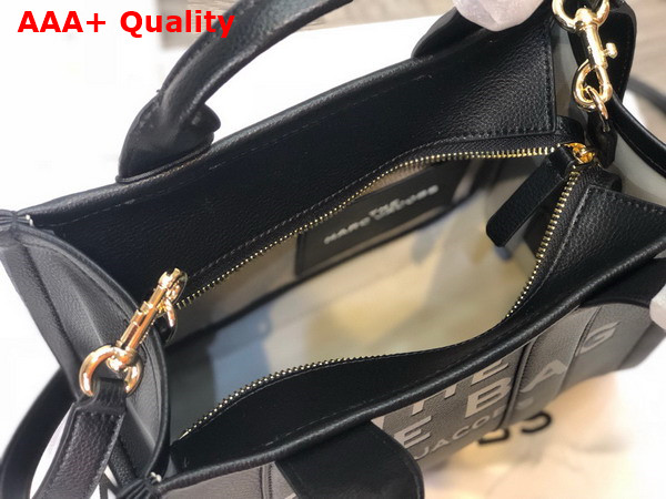 Marc Jacobs Leather Mini Tote Bag in Black Replica