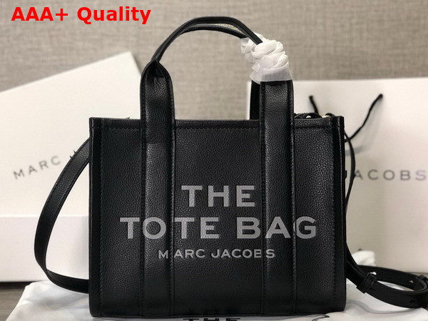 Marc Jacobs Leather Mini Tote Bag in Black Replica