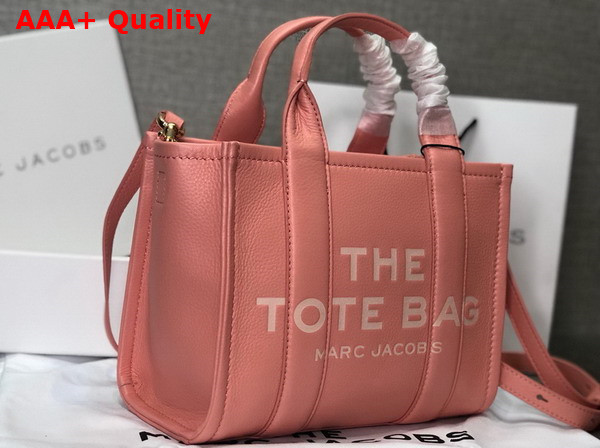 Marc Jacobs Leather Mini Tote Bag in Rose Replica