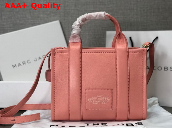 Marc Jacobs Leather Mini Tote Bag in Rose Replica