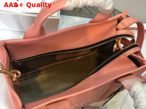 Marc Jacobs Leather Mini Tote Bag in Rose Replica