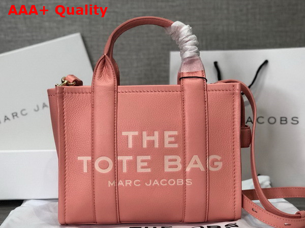 Marc Jacobs Leather Mini Tote Bag in Rose Replica