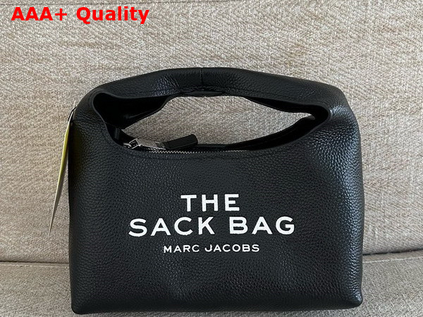 Marc Jacobs The Mini Sack Bag in Black Full Grain Leather Replica