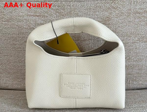 Marc Jacobs The Mini Sack Bag in White Full Grain Leather Replica