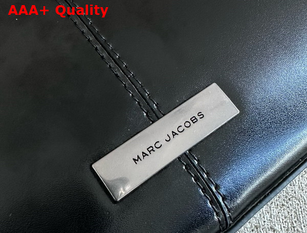 Marc Jacobs The St Marc Mini Top Handle Bag in Black Smooth Leather Replica