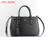 Prada Small Killer Bag in Black Saffiano Leather Replica