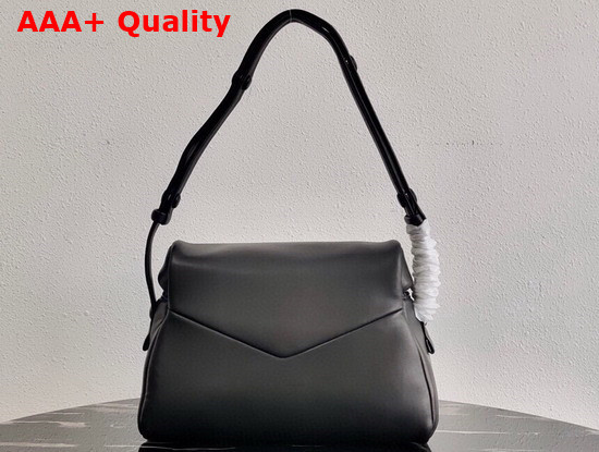 Prada Black Padded Nappa Leather Prada Signaux Bag 1BC165 Replica