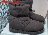 Prada Black Padded Nylon Booties 1U686M Replica