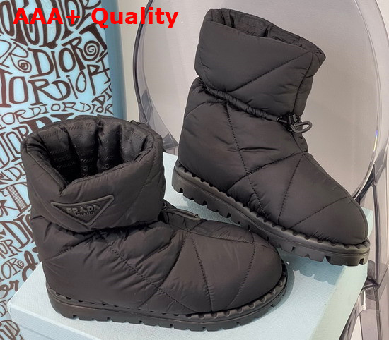 Prada Black Padded Nylon Booties 1U686M Replica