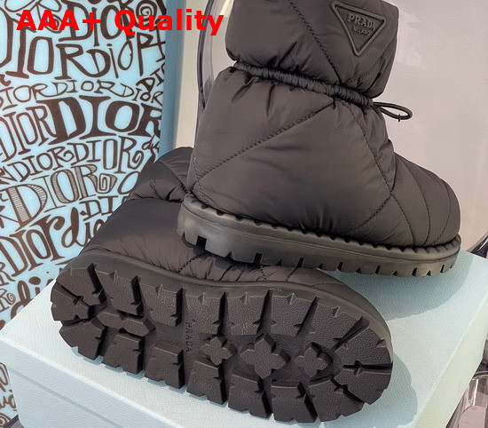 Prada Black Padded Nylon Booties 1U686M Replica