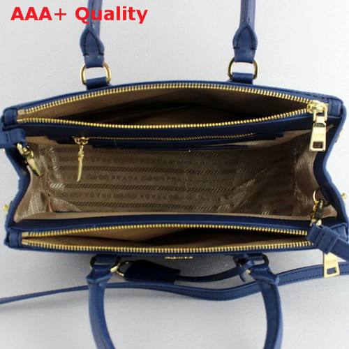 Prada Small Killer Bag in Blue Real Leather Replica