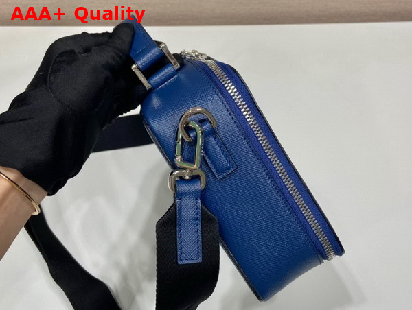 Prada Brique Saffiano Leather Bag in Bluette 2VH069 Replica