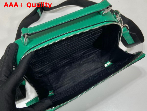 Prada Brique Saffiano Leather Bag in Mango 2VH069 Replica