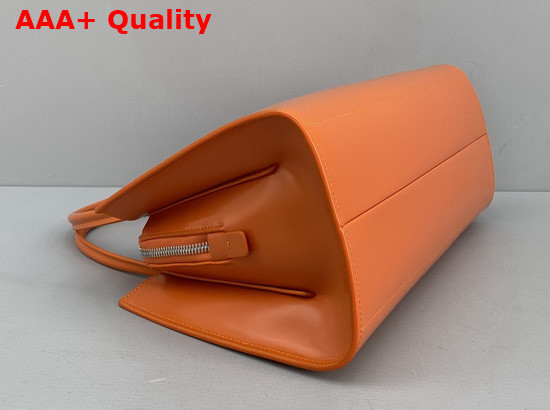 Prada Brushed Leather Handbag in Orange 1BA327 Replica