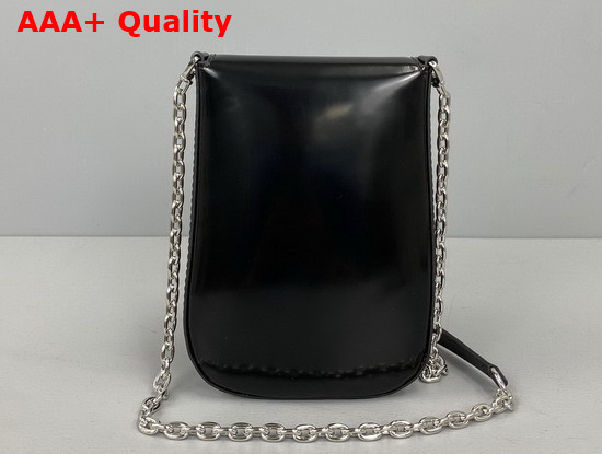 Prada Brushed Leather Mini Bag in Black 1BH185 Replica