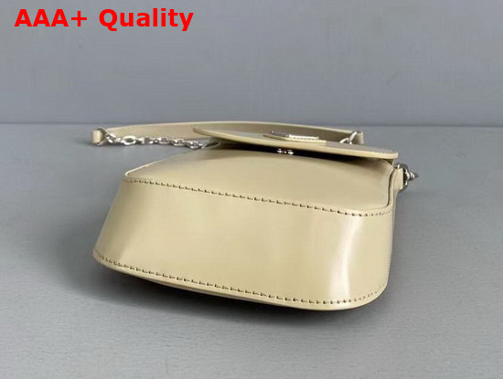 Prada Brushed Leather Mini Bag in Desert Beige 1BH185 Replica